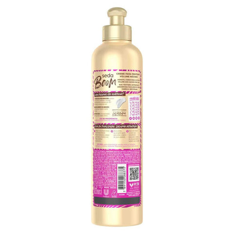 Creme Para Pentear Seda Boom Volume Máximo 350Ml