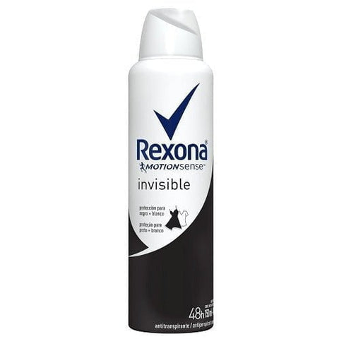 Desodorante Antitranspirante Feminino Rexona Motionsense Invisible, Aerossol, 1 Unidade Com 150Ml
