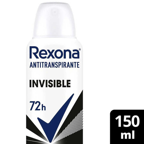 Desodorante Antitranspirante Feminino Rexona Motionsense Invisible, Aerossol, 1 Unidade Com 150Ml