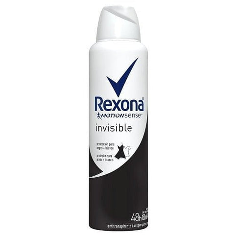 Desodorante Antitranspirante Feminino Rexona Motionsense Invisible, Aerossol, 1 Unidade Com 150Ml