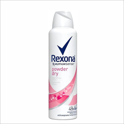Desodorante Antitranspirante Feminino Rexona Motionsense Powder Dry, Aerossol, 1 Unidade Com 150Ml