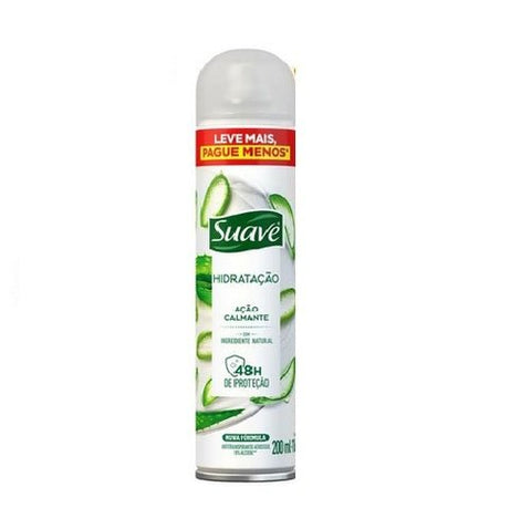 Desodorante Antitranspirante Feminino Suave Hidratação Ação Calmante Aerossol Com 200Ml