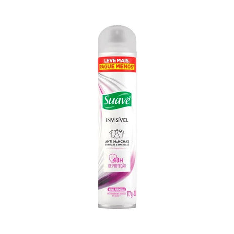 Desodorante Antitranspirante Feminino Suave Invisível Aerossol Com 200Ml