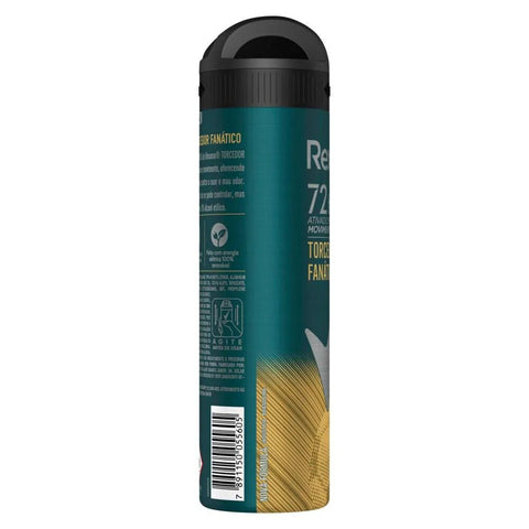 Desodorante Antitranspirante Masculino Rexona Men Torcedor Fanático, Aerossol, 1 Unidade Com 150Ml