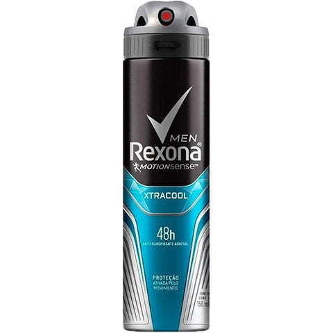 Desodorante Antitranspirante Masculino Rexona Men Xtracool, Aerossol, 1 Unidade Com 150Ml