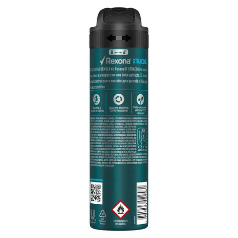 Desodorante Antitranspirante Masculino Rexona Men Xtracool, Aerossol, 1 Unidade Com 150Ml