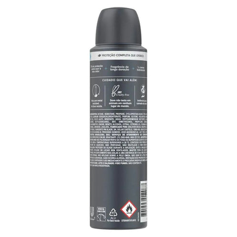 Desodorante Masculino Dove Men + Care Clean Comfort, Aerossol, 1 Unidade Com 150Ml