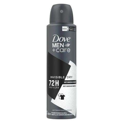 Desodorante Masculino Dove Men + Care Invisible Dry, Aerossol, 1 Unidade Com 150Ml