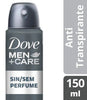 Desodorante Masculino Dove Men + Care Sem Perfume, Aerossol, 1 Unidade Com 150Ml