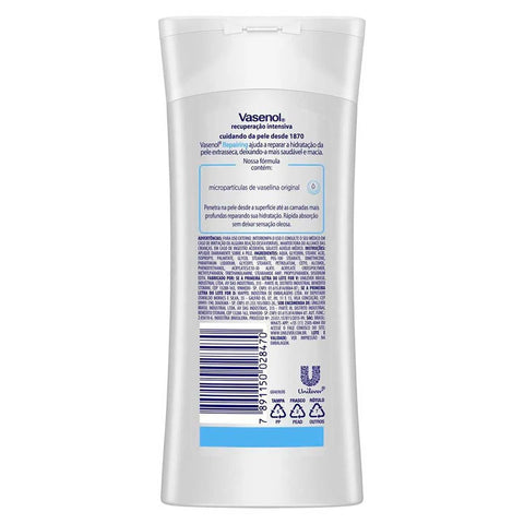 Hidratante Vasenol Recuperação Intensiva Repairing 200Ml