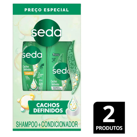 Kit Seda Cachos Definidos Shampoo 300mL+ Condicionador 190ml