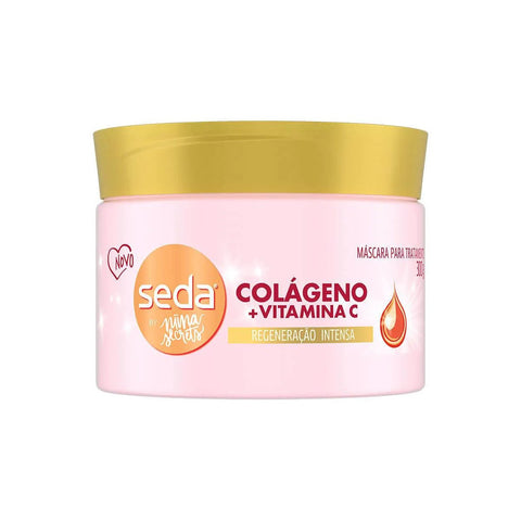 Máscara de Tratamento Seda By Niina Secrets Colágeno e Vitamina C 300G