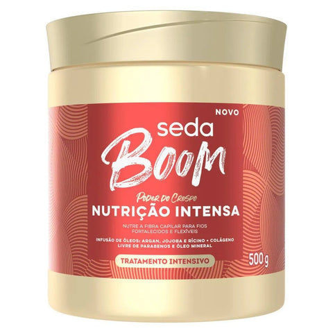 Máscara Tratamento Intensivo Seda Boom Nutrição Intensa 500g