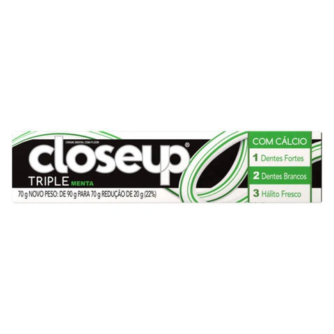 Pasta de Dente Close Up Triple Menta - 70 g