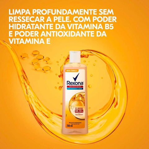 Sabonete Líquido Rexona Multiv 250 Ml