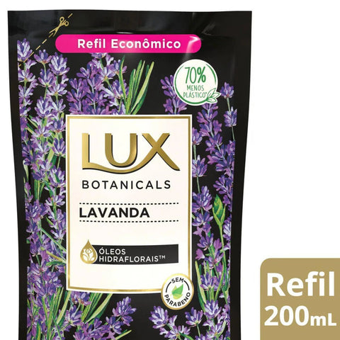 Sabonete Lux Botanicals Lavanda, Refil, Líquido Com 200Ml