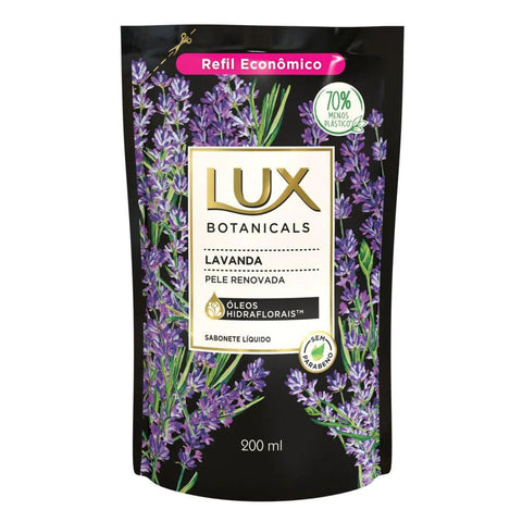Sabonete Lux Botanicals Lavanda, Refil, Líquido Com 200Ml