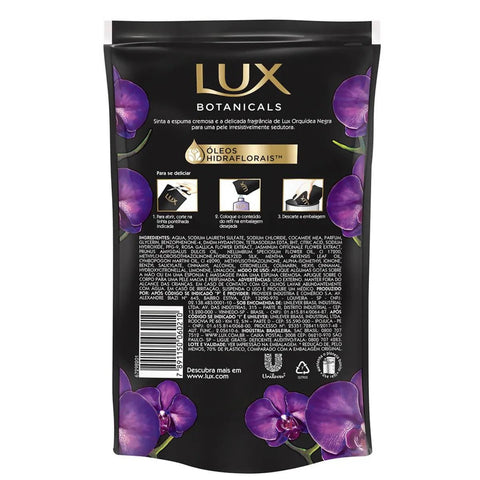 Sabonete Lux Botanicals Orquídea Negra, Refil, Líquido Com 200Ml