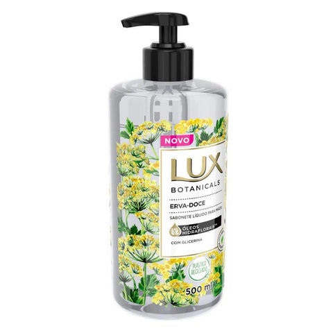 Sabonete Para Mãos Lux Botanicals Erva-Doce, Líquido Com 500Ml