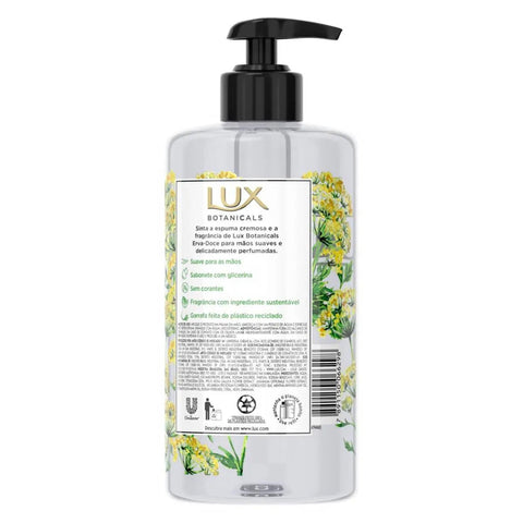 Sabonete Para Mãos Lux Botanicals Erva-Doce, Líquido Com 500Ml