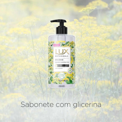 Sabonete Para Mãos Lux Botanicals Erva-Doce, Líquido Com 500Ml