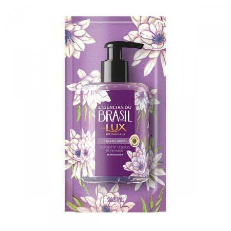 Sabonete Para Mãos Lux Botanicals Essências Do Brasil Dama-Da-Noite, Refil, Líquido, 1 Unidade Com 240Ml