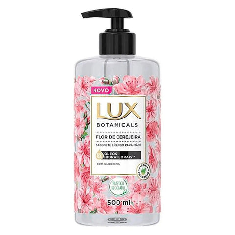 Sabonete Para Mãos Lux Botanicals Flor-De-Cerejeira, Líquido Com 500Ml