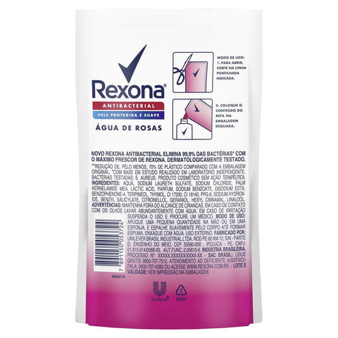 Sabonete Rexona Orchid Fresh, Refil, Líquido, 1 Unidade Com 200Ml
