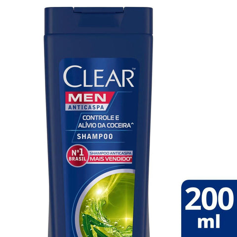 Shampoo Anticaspa Clear Men Controle Da Coceira 200Ml