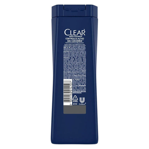 Shampoo Anticaspa Clear Men Controle Da Coceira 200Ml
