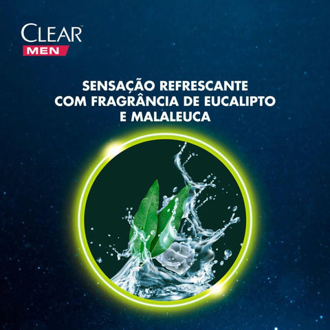 Shampoo Anticaspa Clear Men Controle Da Coceira 400Ml