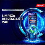 Shampoo Anticaspa Clear Men Ice Cool Mentol 400 Ml