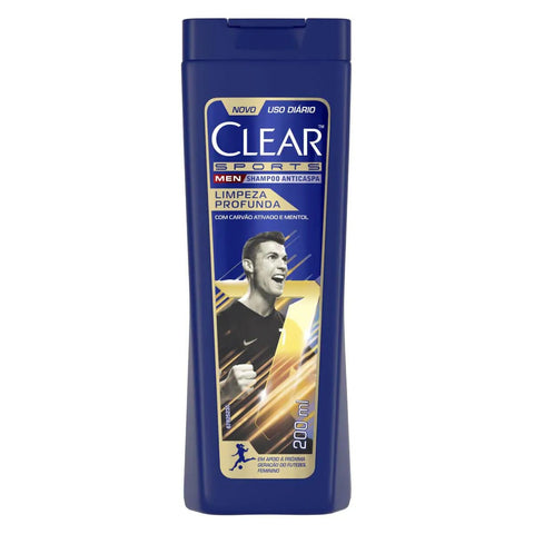 Shampoo Anticaspa Clear Men Limpeza Profunda 200Ml