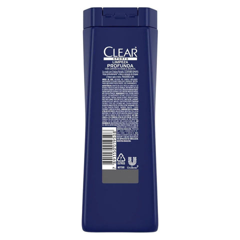 Shampoo Anticaspa Clear Men Limpeza Profunda 200Ml