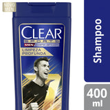 Shampoo Anticaspa Clear Men Limpeza Profunda 400Ml