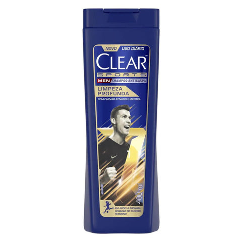 Shampoo Anticaspa Clear Men Limpeza Profunda 400Ml
