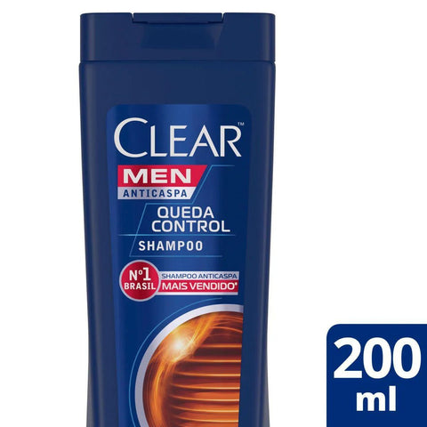 Shampoo Anticaspa Clear Men Queda Control 200Ml