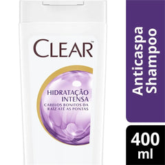 Shampoo Anticaspa Clear Women Hidratação Intensa 400Ml