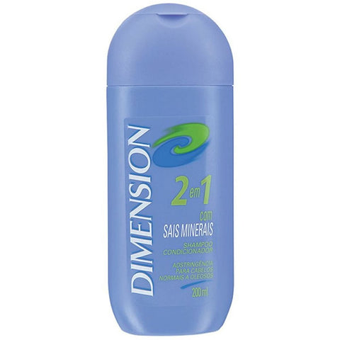 Shampoo Dimension 2 Em 1 Cabelos Normais A Oleosos 200Ml