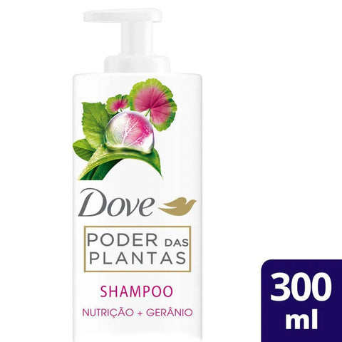 Shampoo Dove Poder Das Plantas Nutrição 300Ml
