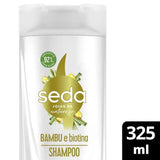 Shampoo Seda Recarga Natural Bambu e Biotina 325Ml