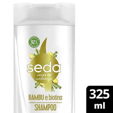 Shampoo Seda Recarga Natural Bambu e Biotina 325Ml