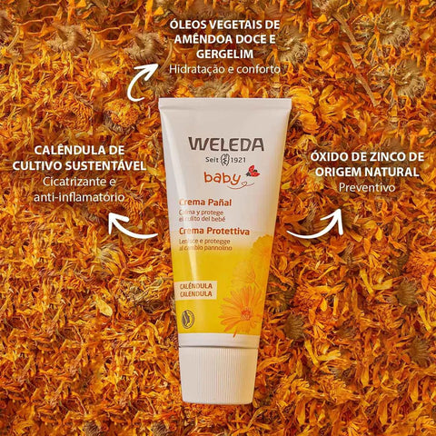 Creme para Assaduras Weleda Baby Calêndula 75 mL - Pomada