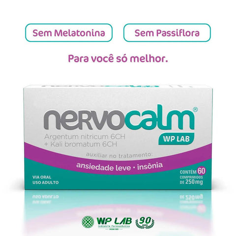 Nervocalm 250mg - 60 Unidades - Comprimido