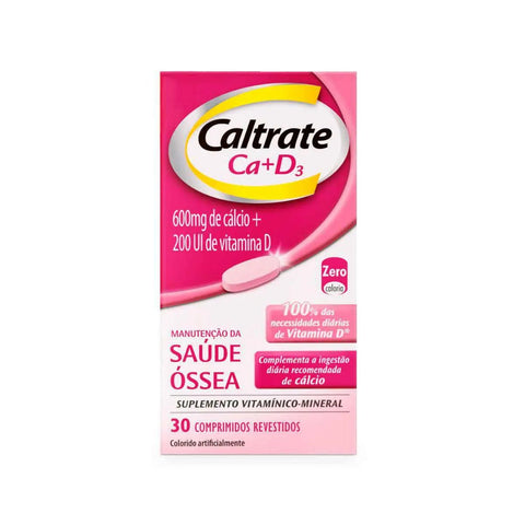 Caltrate 600 + D 600mg + 200UI - 30 Unidades - Comprimido