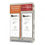 Kit Episol Protetor Solar Facial Sec  FPS 45 - 100 g + 100 g