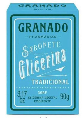Sabonete Granado Glicerina Tradicional, Barra, 1 Unidade Com 90G