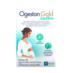 Polivitamínico Ogestan Gold Lacflore  30 Unidades - Cápsula
