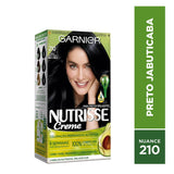 Tintura Garnier Nutrisse Creme Nº 210 Preto Jabuticaba