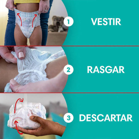 Fralda Pampers Pants Ajuste Total  Tamanho XXXG - 54 Unidades